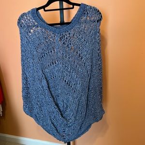 Oversized drape woven shirt size Small